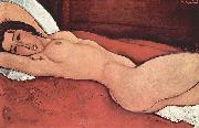 Liegender Akt mit hinter dem Kopf verschrankten Armen, Amedeo Modigliani